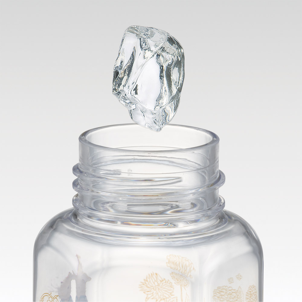 六角形 水筒 プラスチック 350ml ブロー ボトル 大人 キッズ 子供 直飲み 透明 スケーター skater PDH4 ピーターラビット うさぎ 女子 女性 レディース