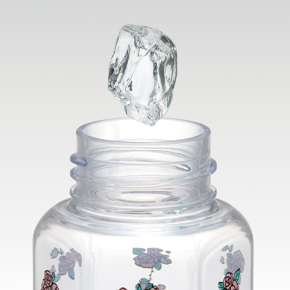 六角形 水筒 プラスチック 350ml ブロー ボトル 大人 キッズ 子供 直飲み 透明 スケーター skater PDH4 クロミ クロミちゃん 女の子 女子