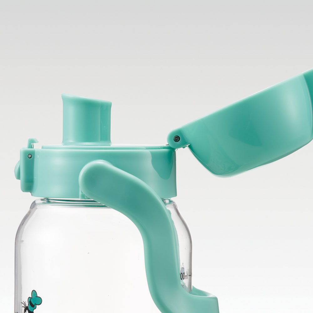 ドリンク マーカー ボトル 1000ml 1L 水筒 直飲み 水分補給 メモリ付き 透明 スケーター skater PDMK10 ミッキーマウス ミッキー Mickey 男の子 女の子