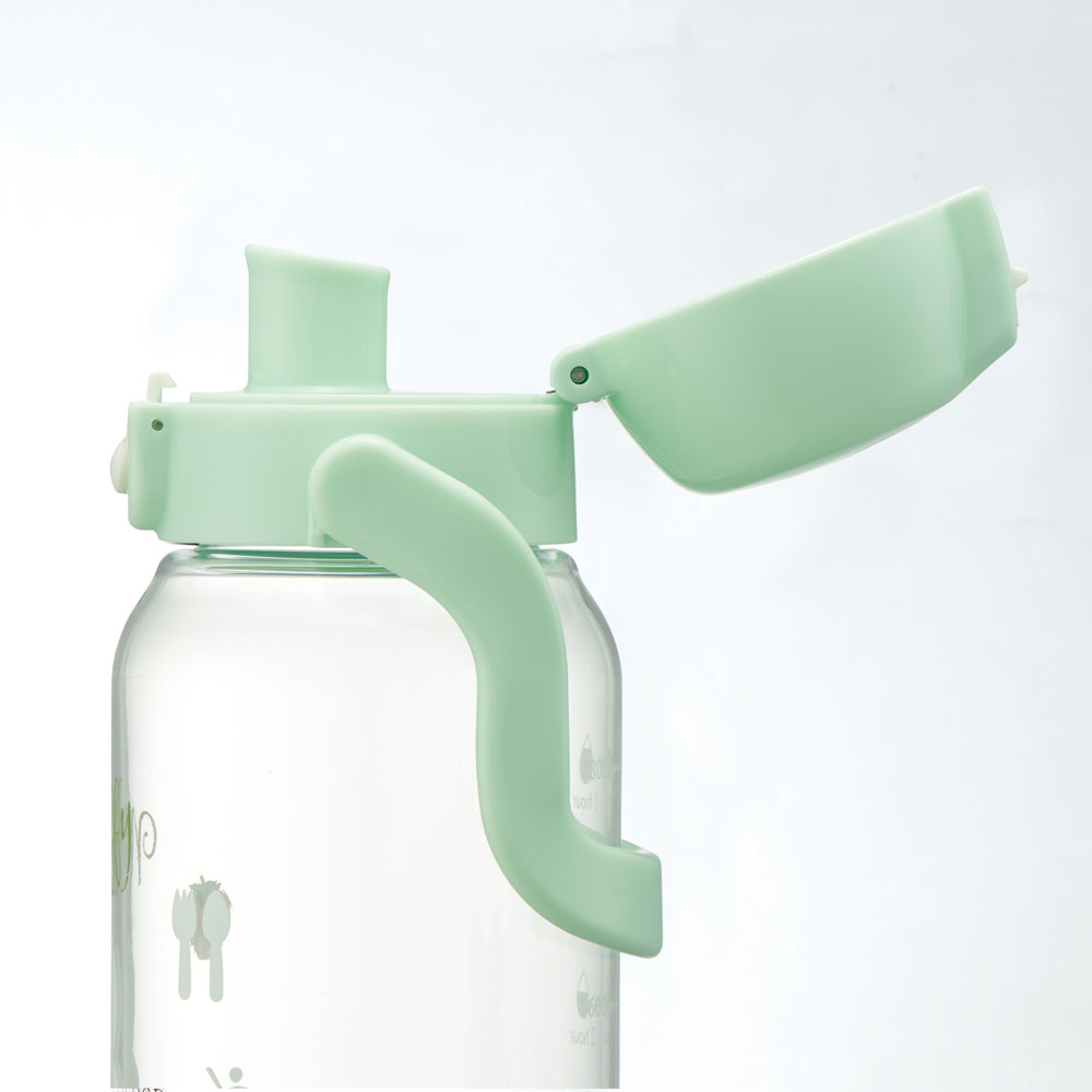 【送料無料】ドリンク マーカー ボトル 1000ml 1L 水筒 直飲み 水分補給 メモリ付き 透明 スケーター skater PDMK10 ミッフィー Miffy うさこちゃん 女の子 女性