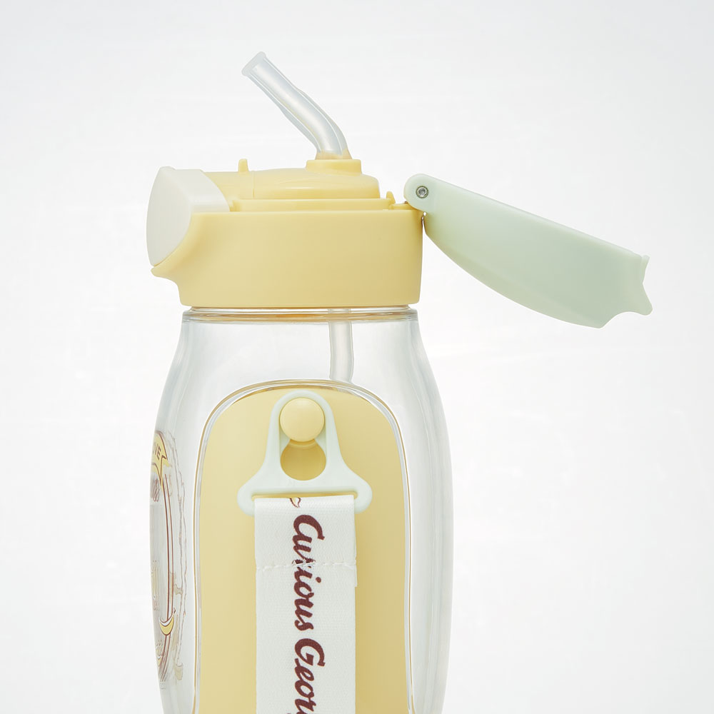 【送料無料】ワンプッシュストローボトル 530ml おさるのジョージ／PDSH6DX_4973307662669