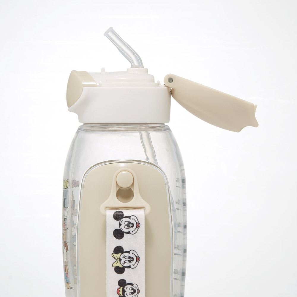 ワンプッシュ ストロー ボトル 水筒 780ml キッズ 子供 キャラクター かわいい スケーター skater PDSH8DX ミッキーマウス ミッキー Mickey 男の子 女の子