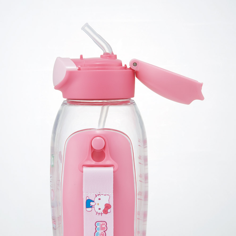 【送料無料】ワンプッシュ ストロー ボトル 水筒 780ml キッズ 子供 キャラクター かわいい スケーター skater PDSH8DX キティ ハローキティ キティちゃん 女の子