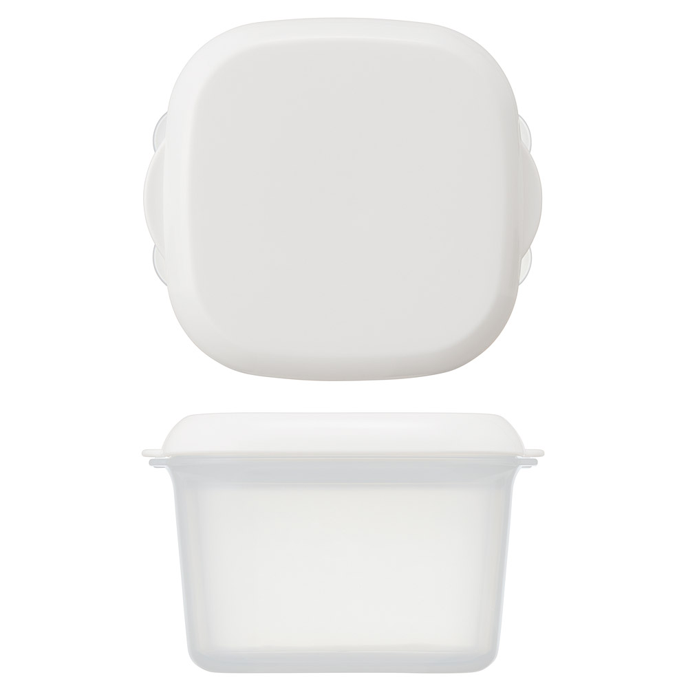 抗菌 2WAY 保存容器 1050ml ケーキ お菓子 マフィン カップケーキ デコレーション スケーター skater PKW10AG ホワイト 白