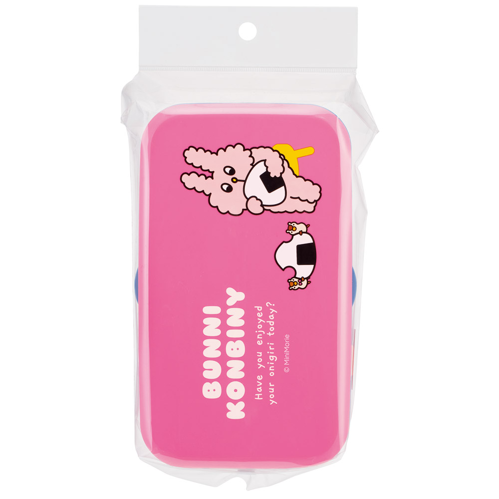 カトラリー付き 弁当箱 1000ml 1段 ランチボックス お弁当 スプーン フォーク スケーター skater PLB10SF バニーコンビニ BUNNI KONBINY うさぎ グッズ