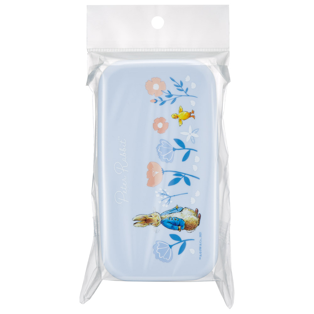箸付き 弁当箱 600ml 1段 ランチボックス お弁当 16.5cm 大人 子供 バイオマス スケーター skater PLB6HB ピーターラビット うさぎ 女子 女性 レディース