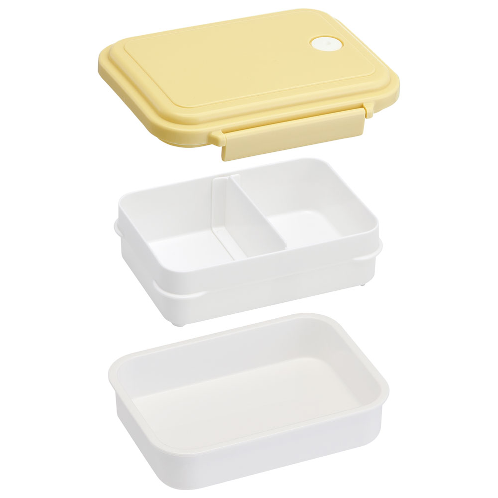 弁当箱 大人 一段 スチーム式 ふっくら 温め 食洗機 レンジ 対応 抗菌 日本製 スケーター skater PMF4SMAG くすみ カラー イエロー 黄色 男子 女子 メンズ