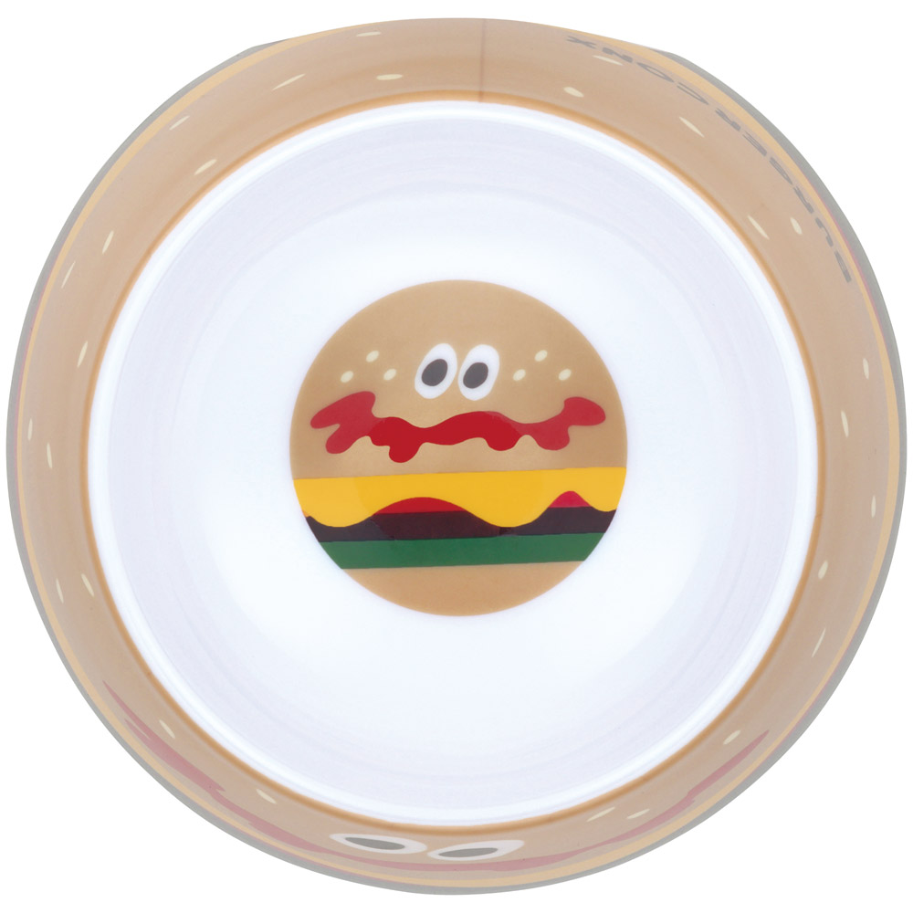 メラミン製 フード ボウル ペット 食器 エサ 犬 わんちゃん メラミン キャラクター スケーター skater PMFB1 バーガーコンクス BURGER CONX 男の子 女の子【いぬ 餌 エサ 皿 ワンちゃん】