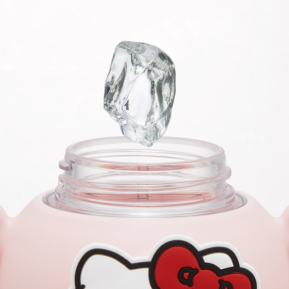 【送料無料】ラバー マスコット付き ストロー ボトル 水筒 650ml ショルダーベルト付き 子供 スケーター skater PRMC7ST キティ ハローキティ キティちゃん 女の子