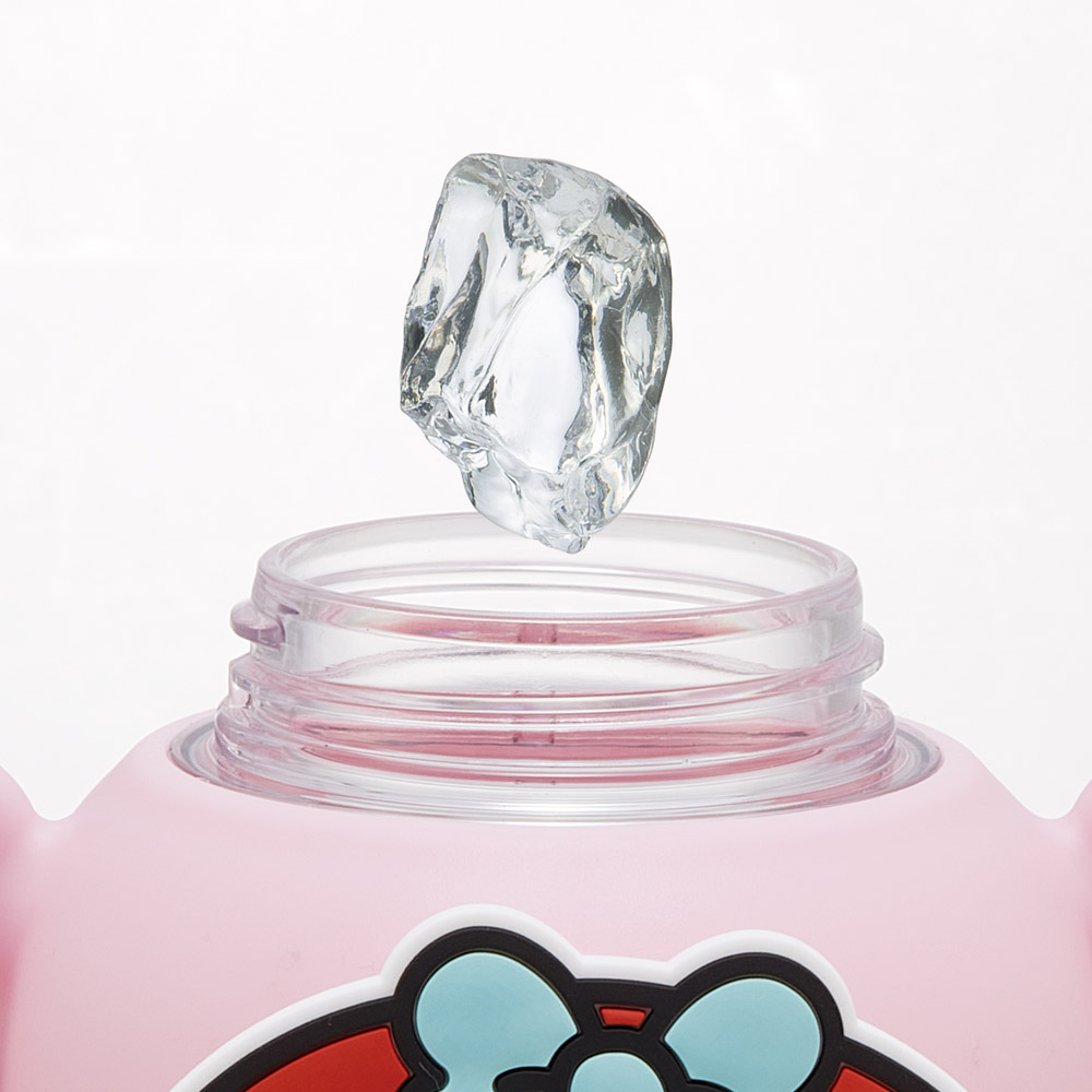 【送料無料】ラバー マスコット付き ストロー ボトル 水筒 650ml ショルダーベルト付き 子供 スケーター skater PRMC7ST マイメロディ マイメロ サンリオ 女の子 女子