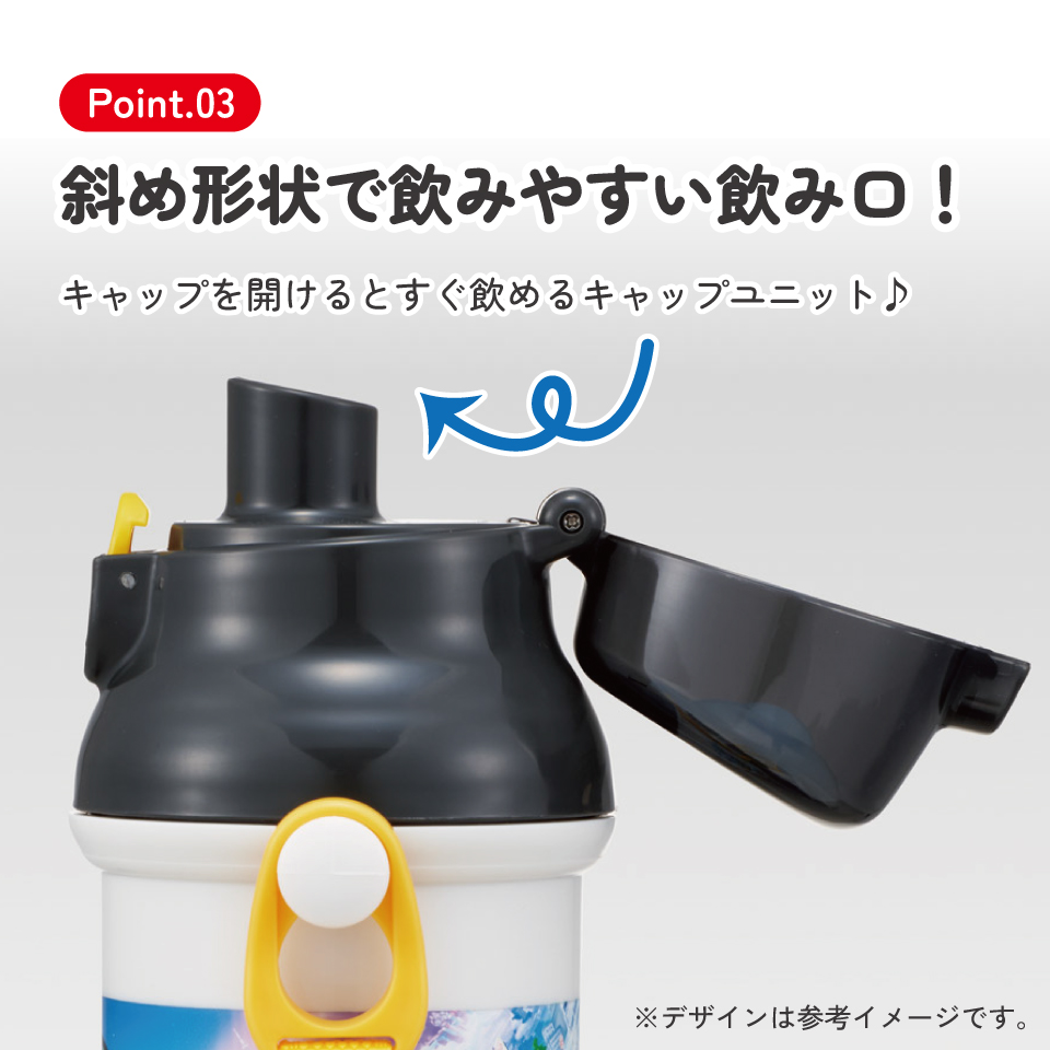 スケーター 水筒 直飲み 大容量 480ml ワンタッチ プラスチック 食洗機対応 キッズ 幼児 skater PSB5SAN マリオカートワールド マリオ MARIO 男の子 男子 男児【ショルダー ベルト 子供 こども 子ども 子供用 小学生 小学校】