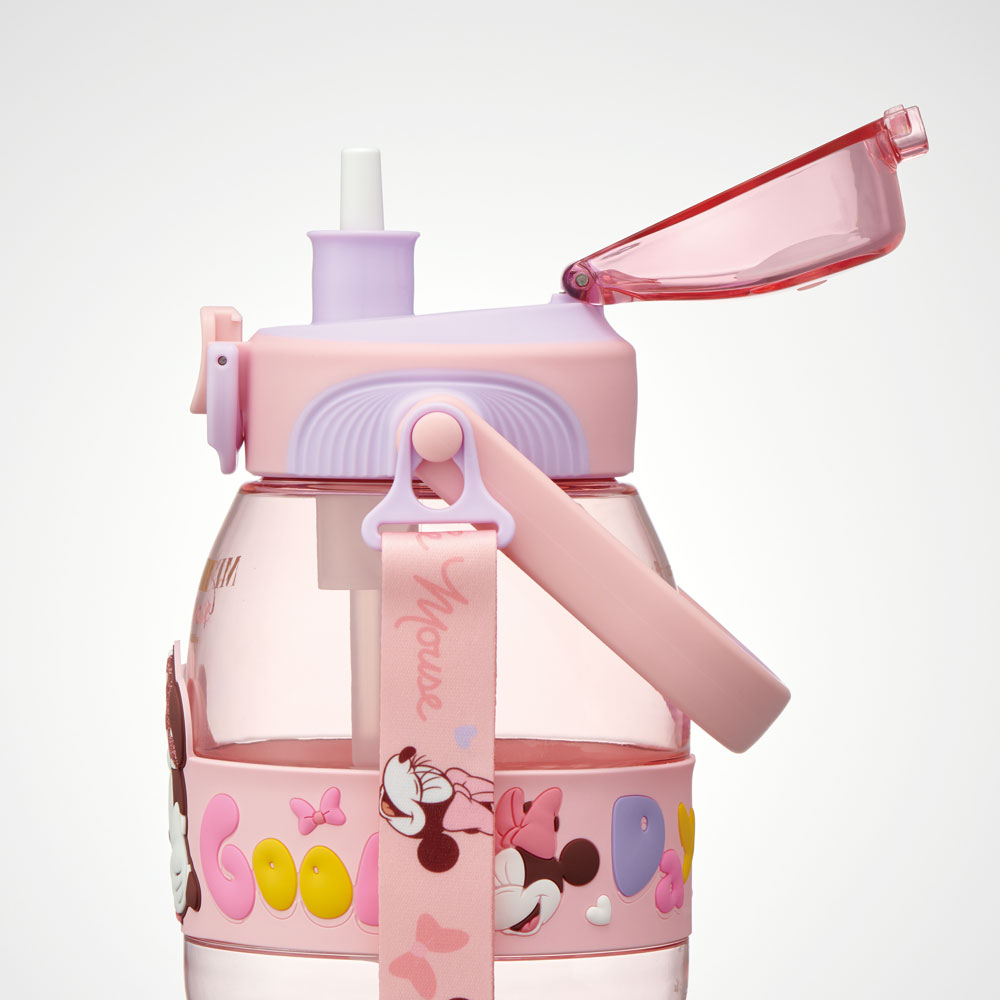 【送料無料】ストロー ホッパー ボトル 水筒 1.2L 1200ml プラスチック 水分補給 スケーター skater PSHP12 ミニーマウス ミニー Minnie ディズニー 女の子
