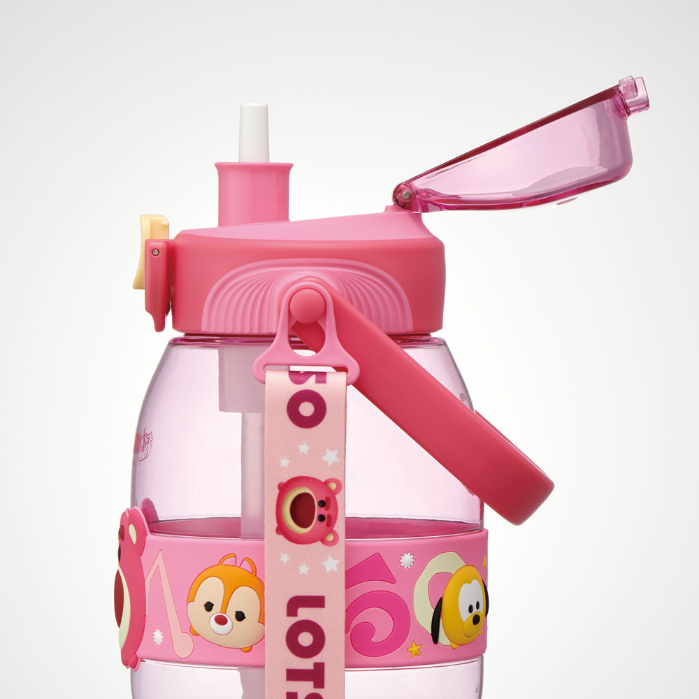 【送料無料】ストロー ホッパー ボトル 水筒 1.2L 1200ml プラスチック 水分補給 スケーター skater PSHP12 ディズニー ツムツム ロッツォ Disney 男の子 女の子