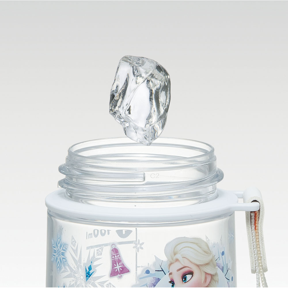 【送料無料】ワンプッシュ ストロー ボトル 水筒 630ml 透明 クリア 子供 キッズ かわいい スケーター skater PSHPO6 アナと雪の女王 アナ雪 ディズニー 女の子 女子