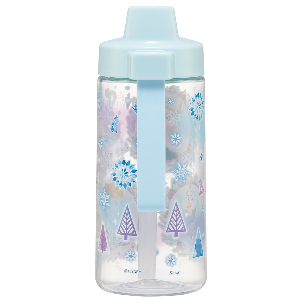 ストロー ボトル 水筒 500ml スパウト型 プラスチック クリア キッズ 子供 スケーター skater PSTB5 アナと雪の女王 アナ雪 ディズニー 女の子 女子