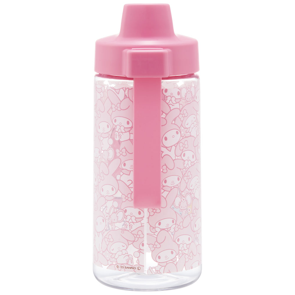 ストロー ボトル 水筒 500ml スパウト型 プラスチック クリア キッズ 子供 スケーター skater PSTB5 マイメロディ マイメロ サンリオ 女の子 女子