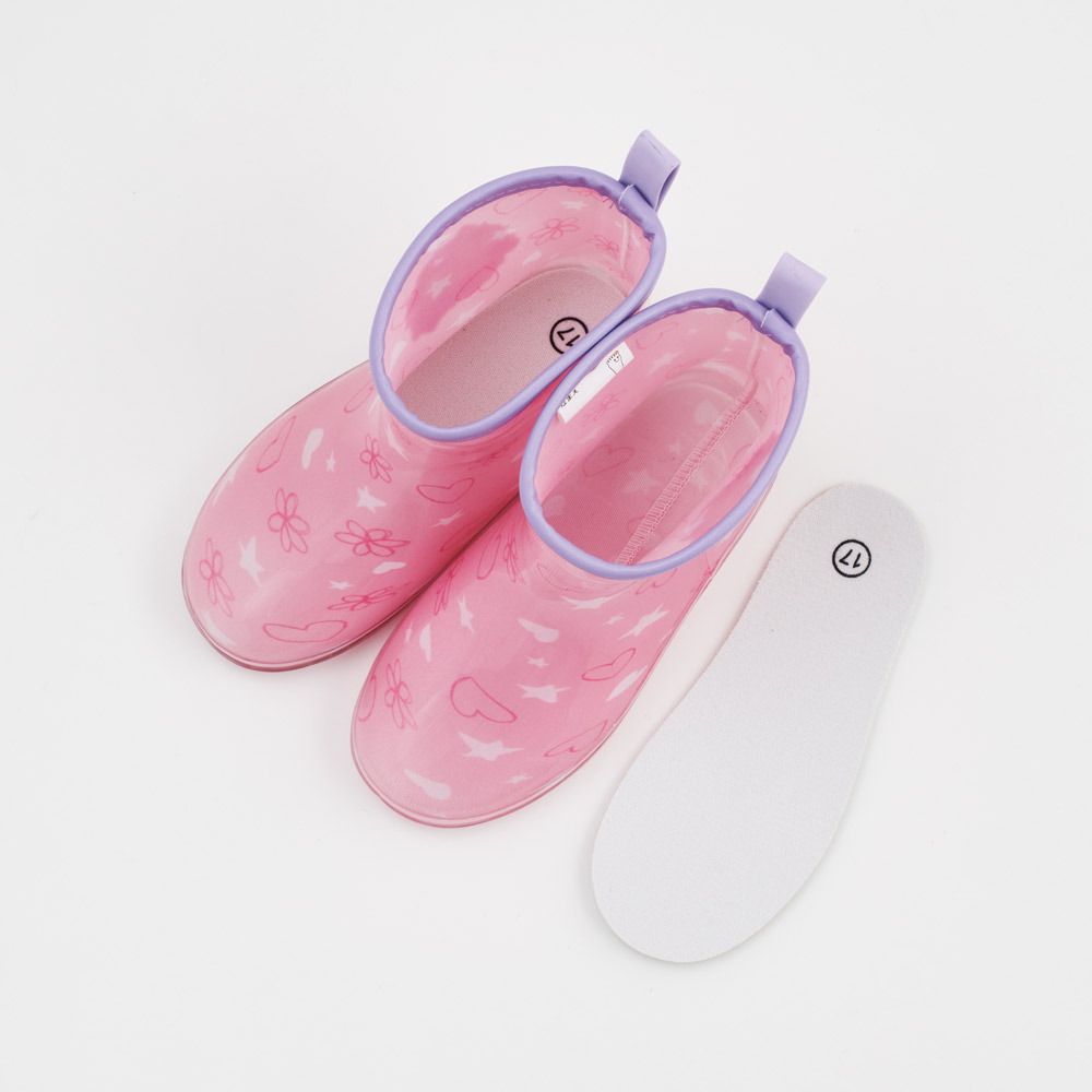 長靴 キッズ 子供 17cm かわいい レインブーツ 歩きやすい 幼稚園 キャラクター skater スケーター RIBT17 ディズニー プリンセス 25年 女の子 女子