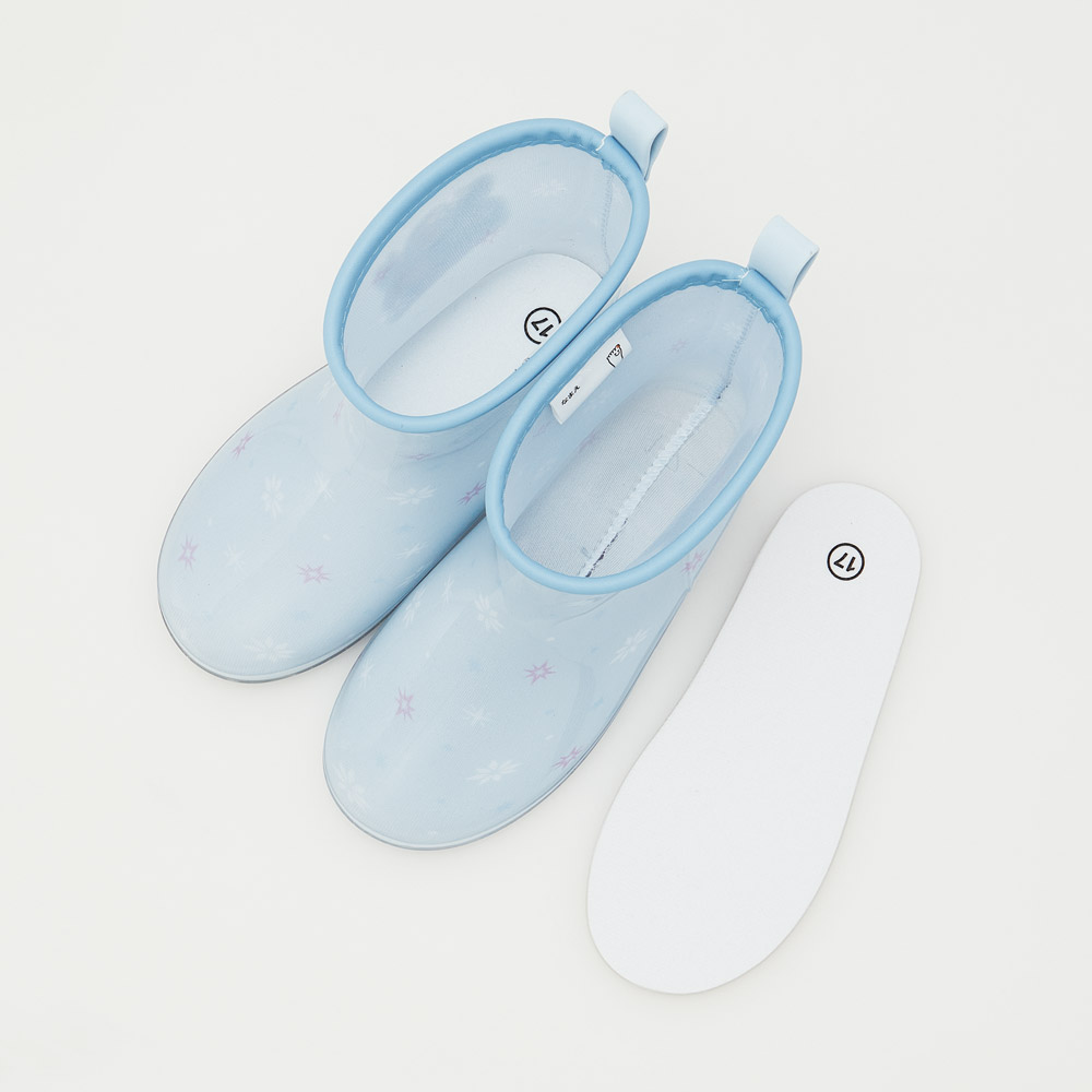 長靴 キッズ 子供 17cm かわいい レインブーツ 歩きやすい 幼稚園 キャラクター skater スケーター RIBT17 アナと雪の女王 25年 アナ雪 ディズニー 女の子 女子