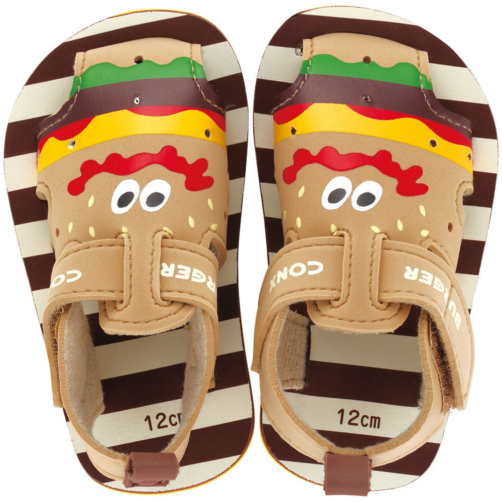 ベビーサンダル 12 赤ちゃん サンダル 12cm 水遊び キッズ 子供 シューズ スケーター SDBAN12 skater バーガーコンクス BURGER CONX 男の子 女の子【靴 かわいい ベビー用品 プレゼント ギフト 誕生日 夏 お出かけ】