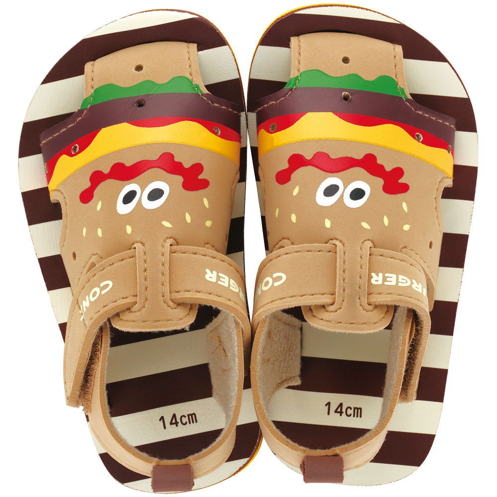 ベビーサンダル 14 赤ちゃん サンダル 14cm 水遊び キッズ 子供 シューズ スケーター SDBAN14 skater バーガーコンクス BURGER CONX 男の子 女の子【靴 かわいい ベビー用品 プレゼント ギフト 誕生日 夏 お出かけ】