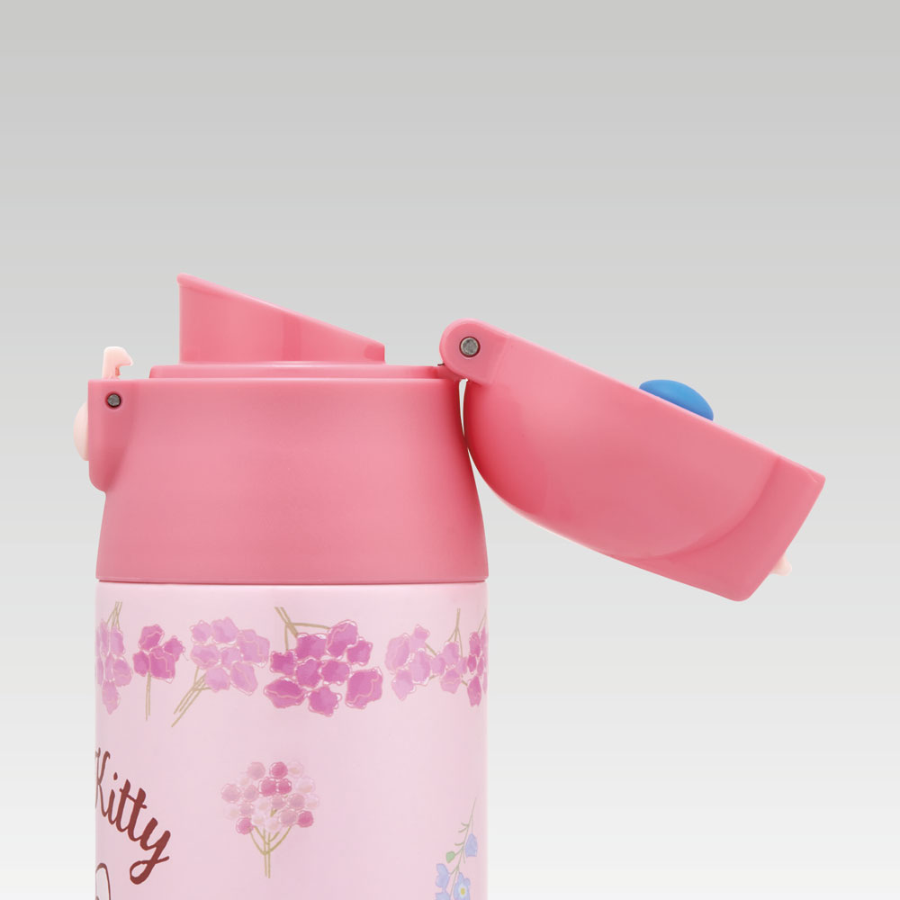 水筒 キッズ 360ml キャラクター 直飲み ワンタッチ おしゃれ ステンレス skater スケーター SDPC4 キティ ハローキティ キティちゃん 女の子