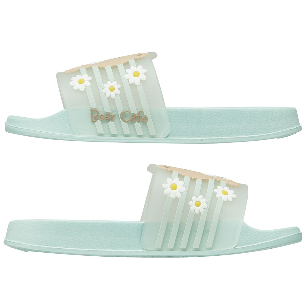キッズ シャワー サンダル 19cm 19 子供 こども かわいい 夏 海 ビーチ スケーター skater SDSH19 Bear Cafe クマ くま 女の子 女子【プール 海水浴 子ども キャラクター】