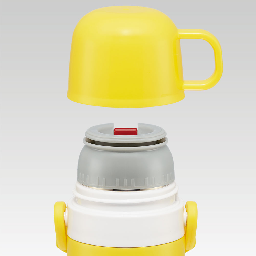【送料無料】超軽量2WAYステンレスボトル 470ml/430mlピカチュウフェイス２３／SKDC4_4973307635021