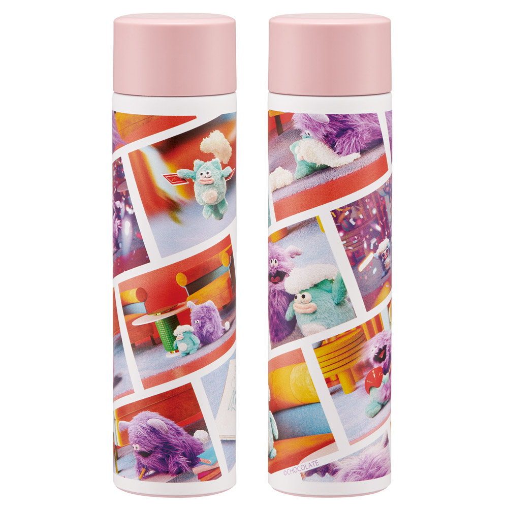 スケーター 水筒 160ml ポケット ステンレス マグ ボトル ロングタイプ 保温 保冷 ミニ skater SMBC1BL ホイッピ&ラッピ グッズ whippi wrappi【ミニボトル プチ コンパクト 小容量 小さい かわいい】