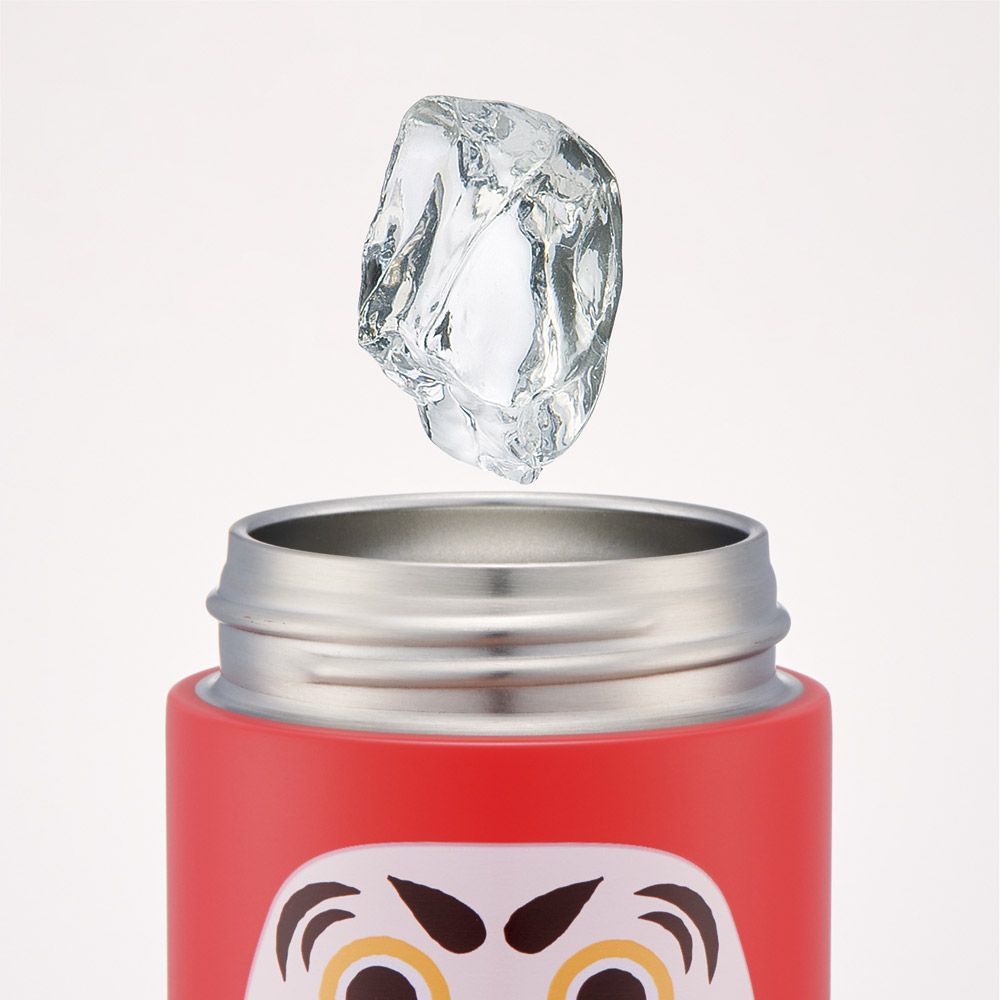 スケーター 水筒 ステンレス マグ ボトル 180ml 保温 保冷 コロンとした かわいい フォルム skater SMGD3 だるまっこ 紅 だるま 赤 レッド 家内安全 開運吉祥【ポケットサイズ 丸み おしゃれ マグボトル 子供 大人】