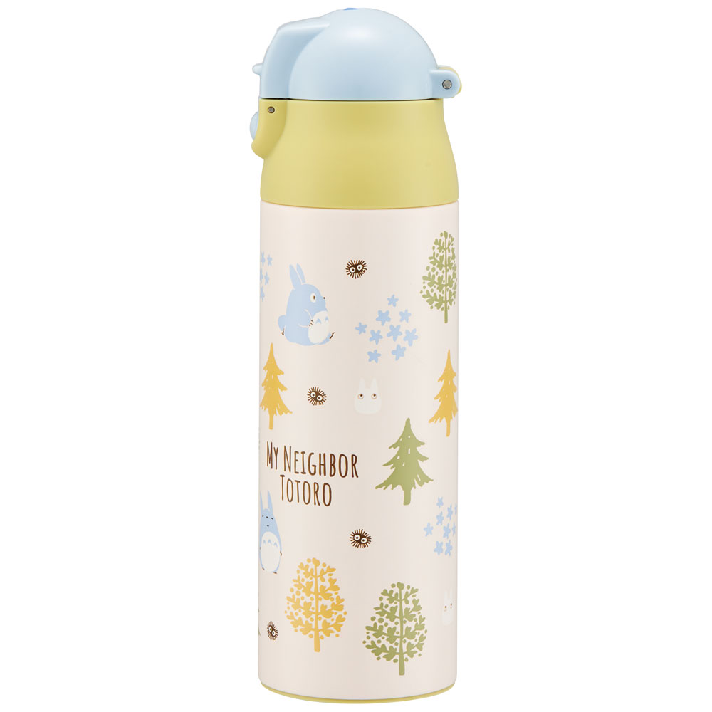 【送料無料】ステンレスボトル 500ml 調乳用 超軽量 水筒 調乳 500 ワンタッチ 保温 かわいい スケーター skater SMIB5 となりのトトロ totoro スタジオジブリ 女性 レディース【軽量 出産祝い 出産準備 ミルク用 赤ちゃん お出かけ】