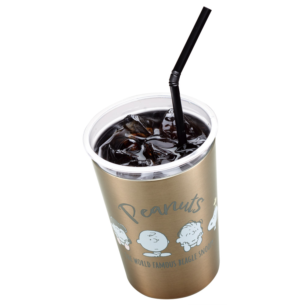 【送料無料】ステンレスタンブラー キャラクター コンビニ タンブラー ステンレス 400ml 保温 skater スケーター STCV2 スヌーピー 24年 SNOOPY ピーナッツ 女性