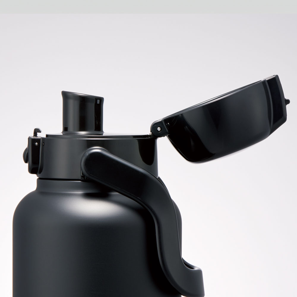ハンドル付ワンプッシュダイレクトボトル 1500ml ブラック/STD15H_4973307596803