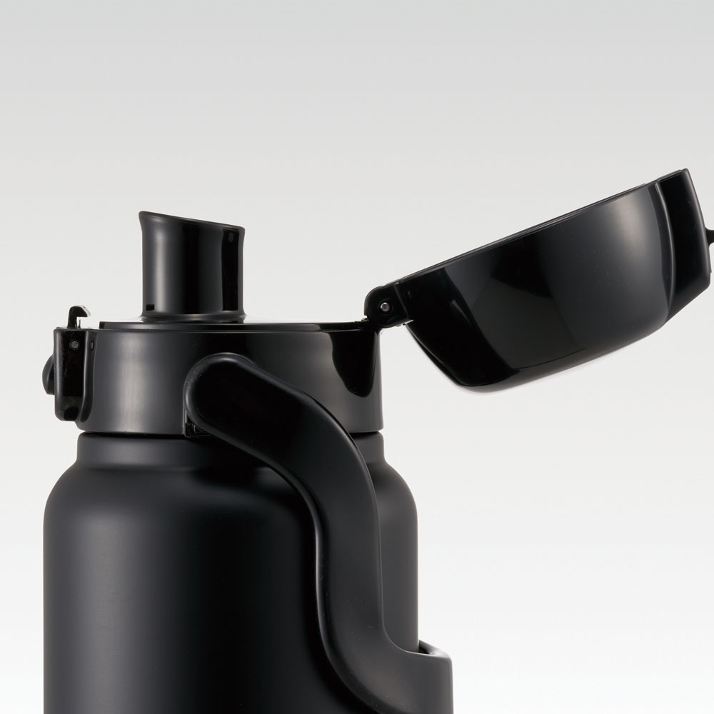ハンドル付ワンプッシュダイレクトボトル 800ml ブラック/STD8H_4973307596674