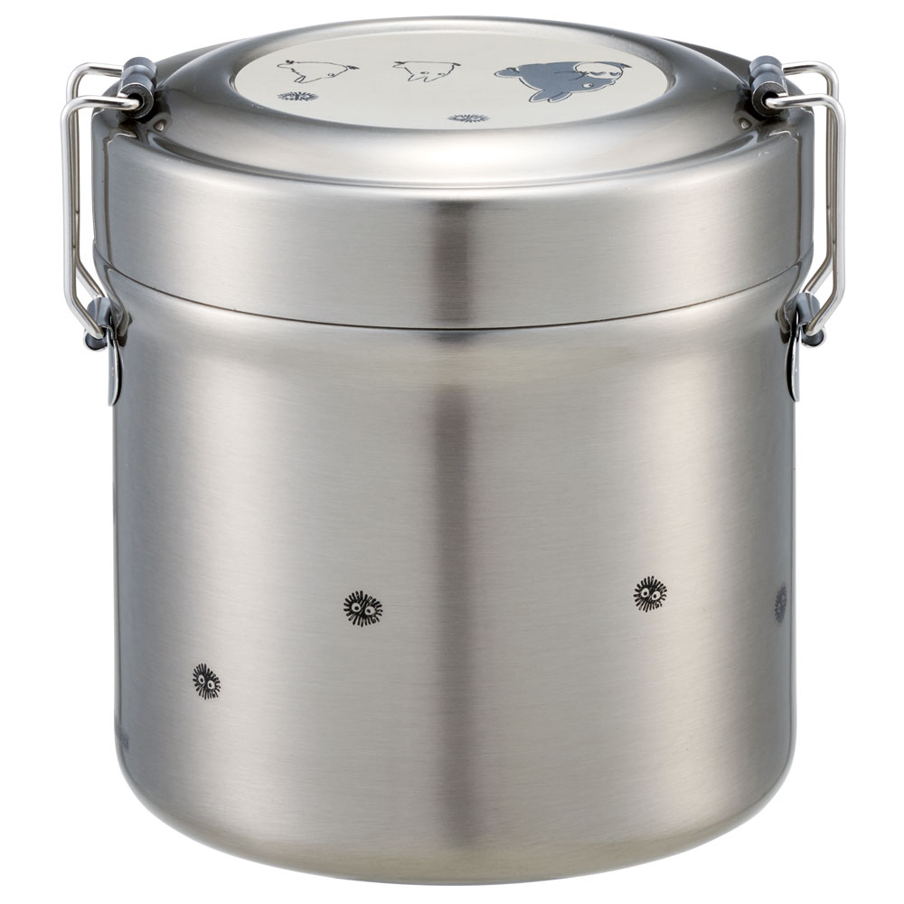 【送料無料】抗菌真空ステンレスランチジャー 600ml/2段となりのトトロ(行進)/STLB1AG_4973307647932/スケーター
