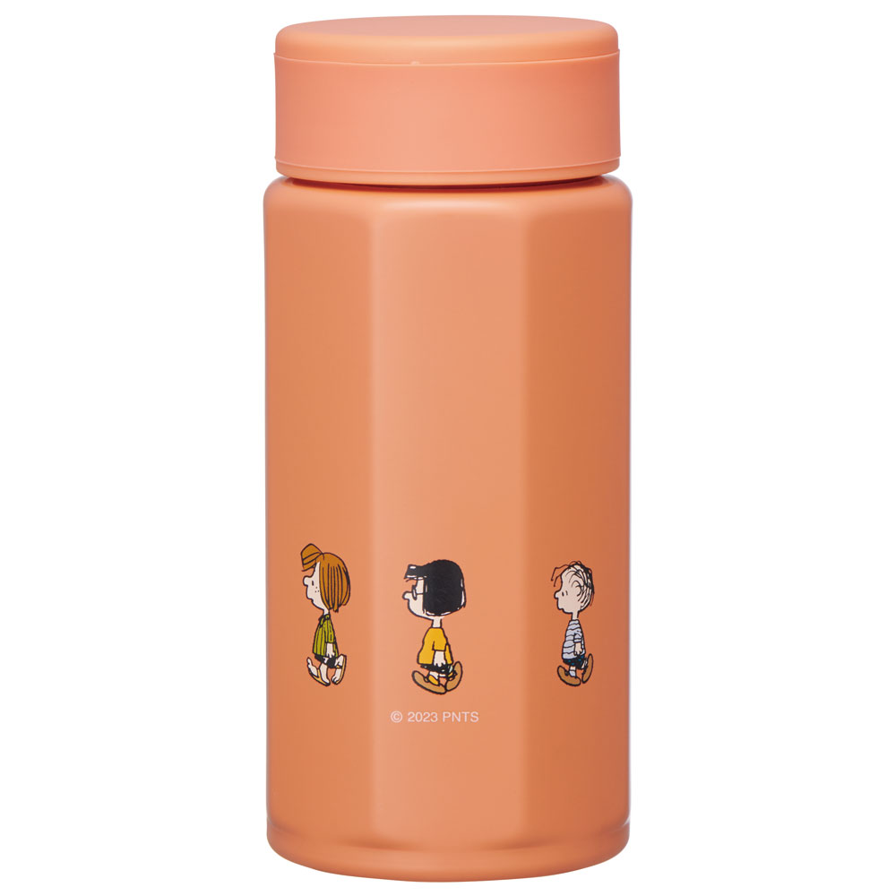 八角形 ステンレス マグ ボトル 水筒 350 350ml 直飲み 保温 保冷 おしゃれ スケーター skater STO4 スヌーピー SNOOPY ピーナッツ 女性 レディース