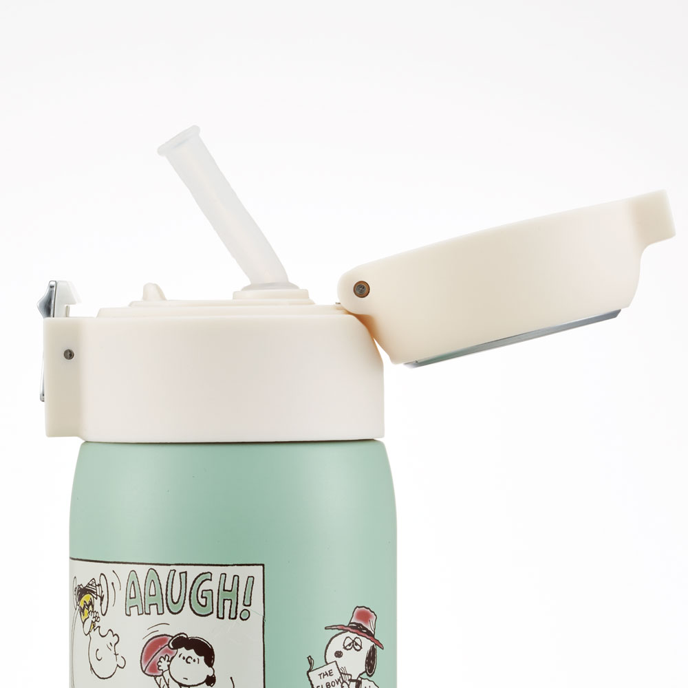 【送料無料】ワンタッチストローボトル 480ml スヌーピー/STOT5ST_4973307609374/スケーター