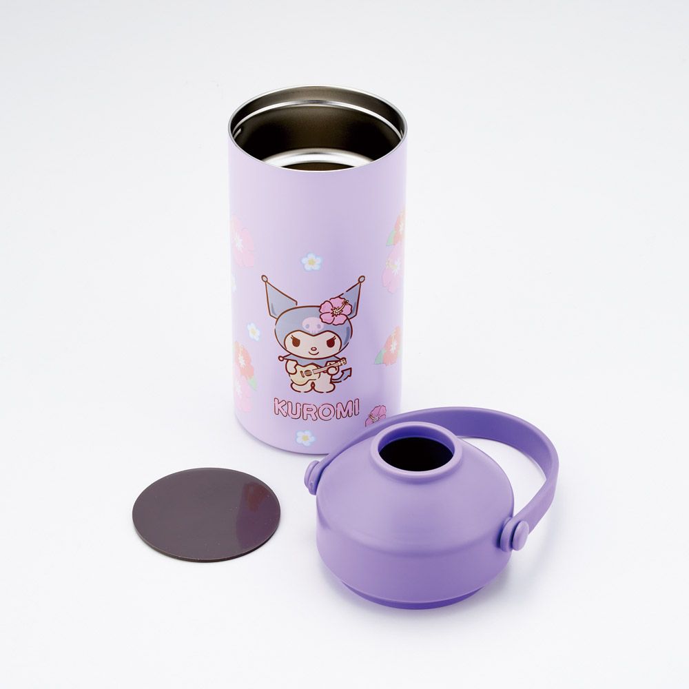 スケーター 保温 保冷 ペットボトル ホルダー 真空断熱 ステンレス キャラクター 缶 skater STPH1 クロミ クロミちゃん サンリオ 女の子 女子【ベルト付き 缶飲料 500ml 650ml】