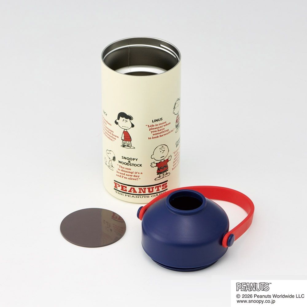スケーター 保温 保冷 ペットボトル ホルダー 真空断熱 ステンレス キャラクター 缶 skater STPH1 GANG スヌーピー SNOOPY ピーナッツ 女性【ベルト付き 缶飲料 500ml 650ml】