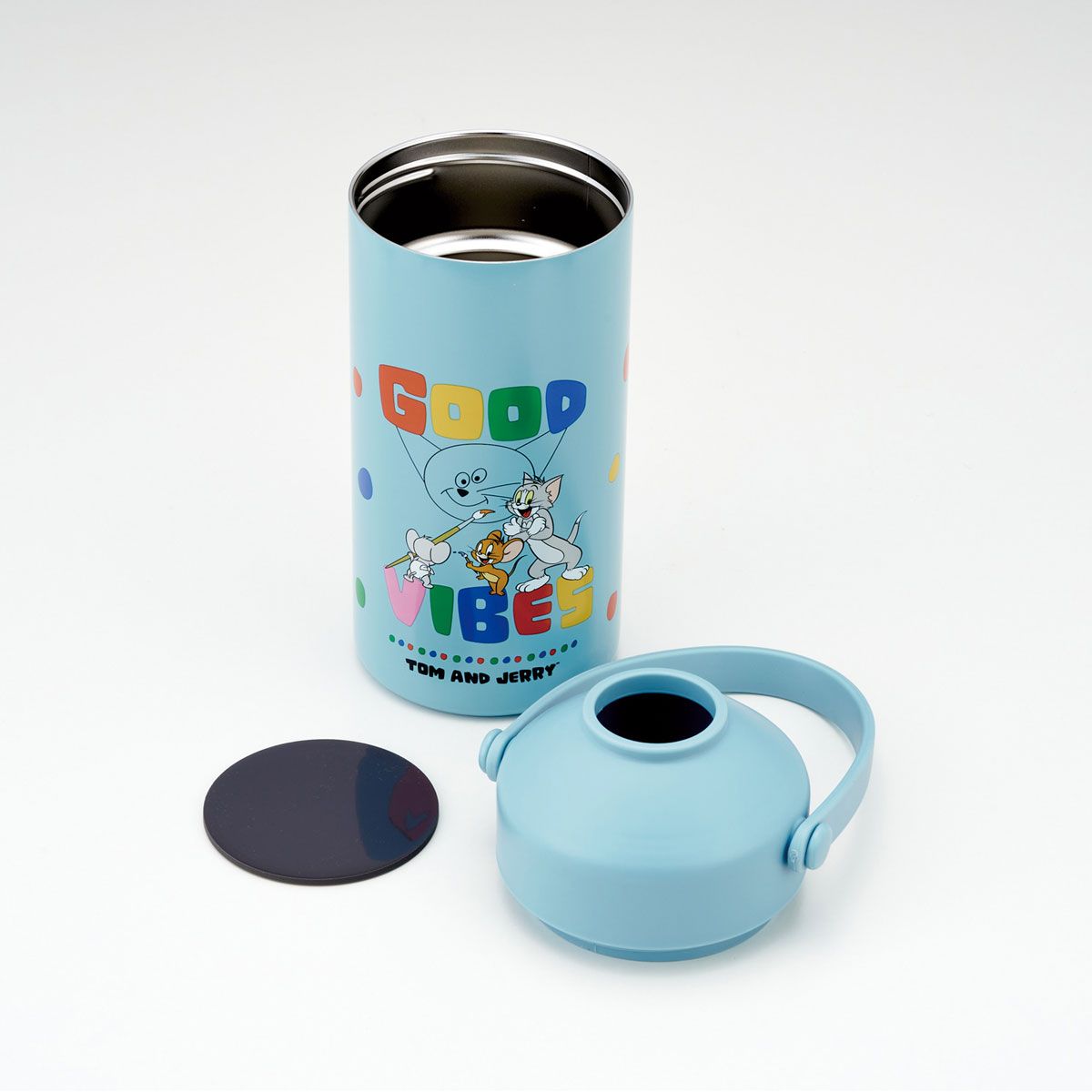 スケーター 保温 保冷 ペットボトル ホルダー 真空断熱 ステンレス キャラクター 缶 skater STPH1 トムとジェリー CUTE トム&ジェリー 男の子 女の子【ベルト付き 缶飲料 500ml 650ml】