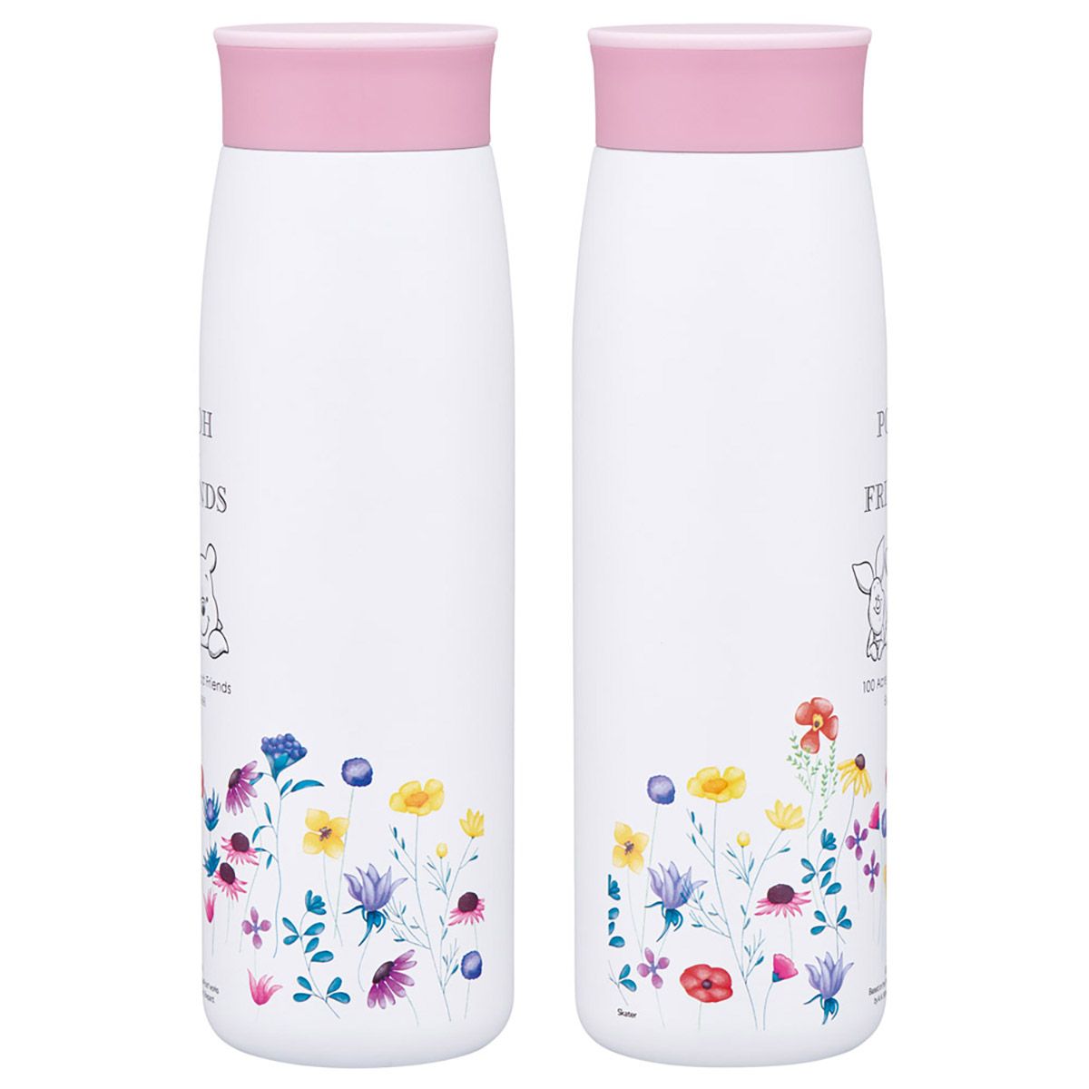 【送料無料】スケーター シームレス マグ ボトル 500ml ステンレス 水筒 保温 保冷 直飲み skater STPI5 くまのプーさん フラワー プーさん Pooh ディズニー【保冷保温 ステンボトル ステンレスボトル パッキン一体型】