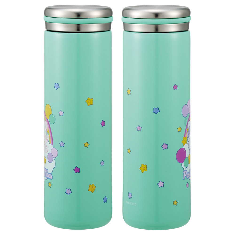 ステンレス マグ ボトル 水筒 450ml 保温 保冷 真空二重構造 直飲み おしゃれ スケーター skater STX5 Care Bears ケアベア くま カラフル キャラクター