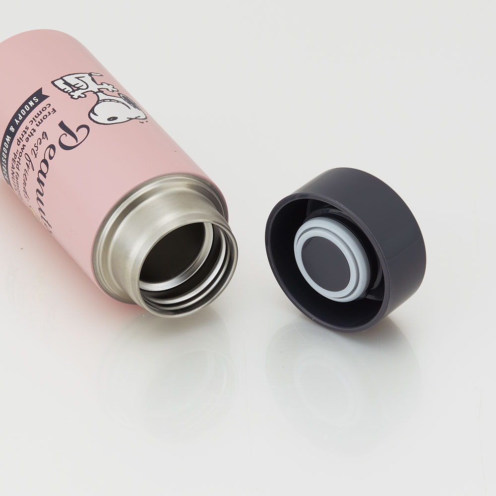 【送料無料】超軽量ステンレスマグボトル 250ml スヌーピー バッジ/STYL2_4973307679438