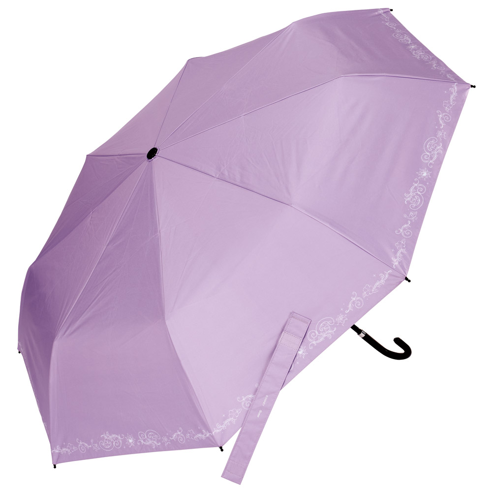スケーター 日傘 晴雨兼用 傘 UVカット 遮光 遮熱 両面印刷 折りたたみ 55cm skater UBOTBP55 塔の上の ラプンツェル ディズニー ファイナルフレーム【両面プリント 折りたたみ傘 手開き グラスファイバー】 【 レイン】