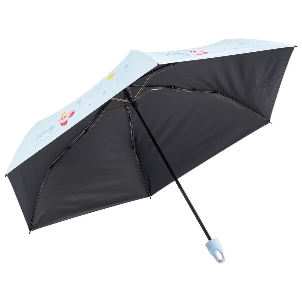 スケーター カラビナ付き 折りたたみ傘 日傘 晴雨兼用 カサ 便利 手開き  UVカット skater UBOTSR55CR 星のカービィ カービィ 任天堂 男の子 女の子【雨傘 かさ 遮熱 遮光 おりたたみ 折り畳み】