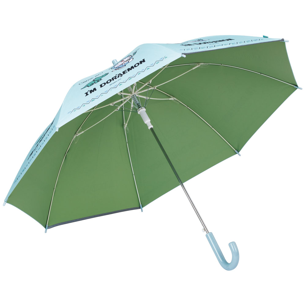 【送料無料】子供 傘 55cm 晴雨兼用 ジャンプ式 ジャンプ傘 8歳 9歳 10歳 小学校 小学生 通学 スケーター UBSR3 ドラえもん どらえもん 男の子 女の子 男子 女子 【 レイン】