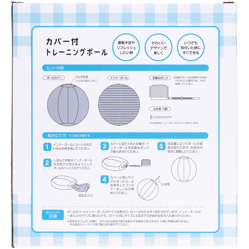 【送料無料】カバー付き バランスボール 55cm 体幹 ストレッチ ボール 運動不足 ポンプ付き スケーター skater VB1 シナモロール シナモン サンリオ 女の子 女子【リフレッシュ キャラクター かわいい】