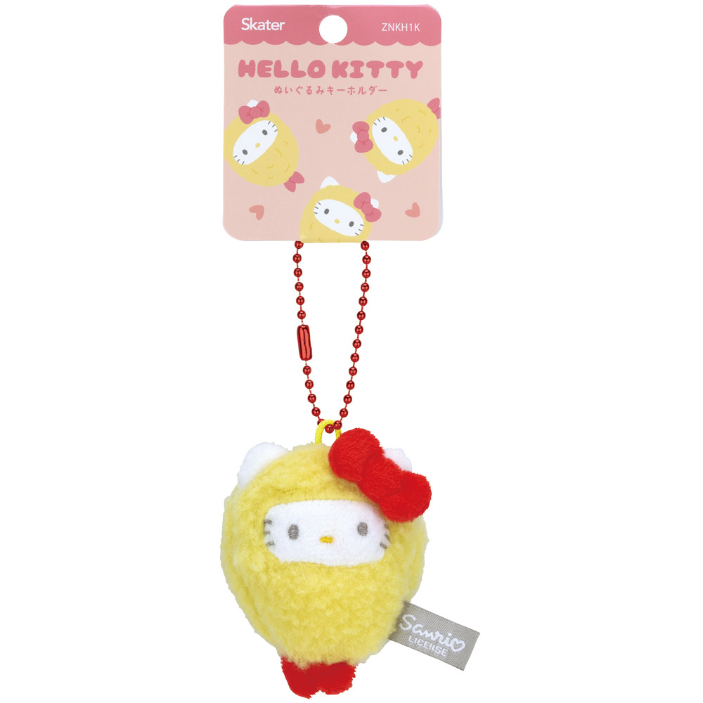 スケーター ぬいぐるみ キーホルダー ボールチェーン かわいい きーほるだー 子供 skater ZNKH1K ハローキティ サンリオ なりきり 食べ物 女の子【バッグ カバン 子ども 可愛い】