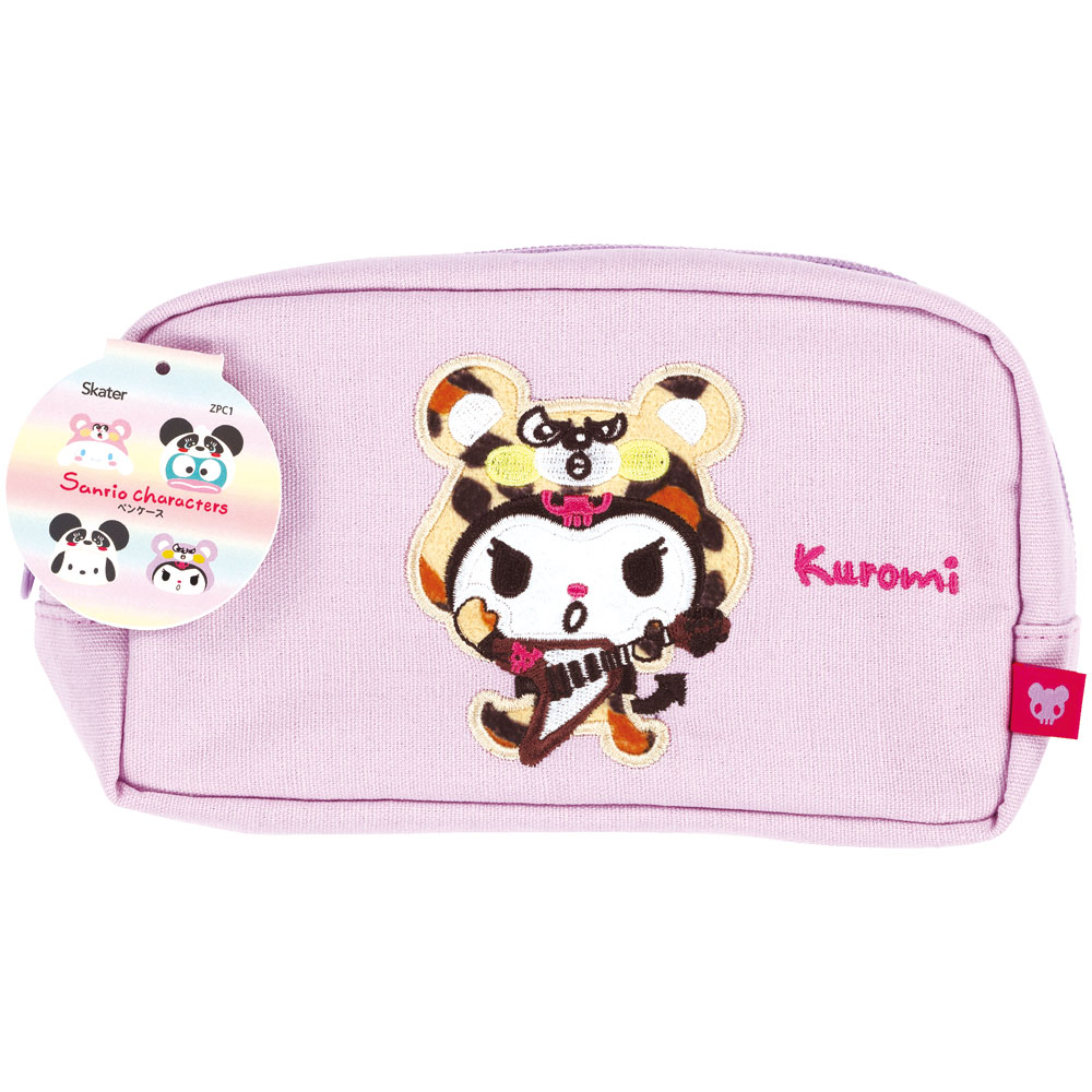 ペンケース 筆箱 筆入れ ポーチ 小物入れ キャラクター マチあり ZPC1 スケーター skater クロミ クロミちゃん マイメロ かぶりもの 女の子 女子【筆記具 ふでばこ ステーショナリー お出かけ かわいい おしゃれ】