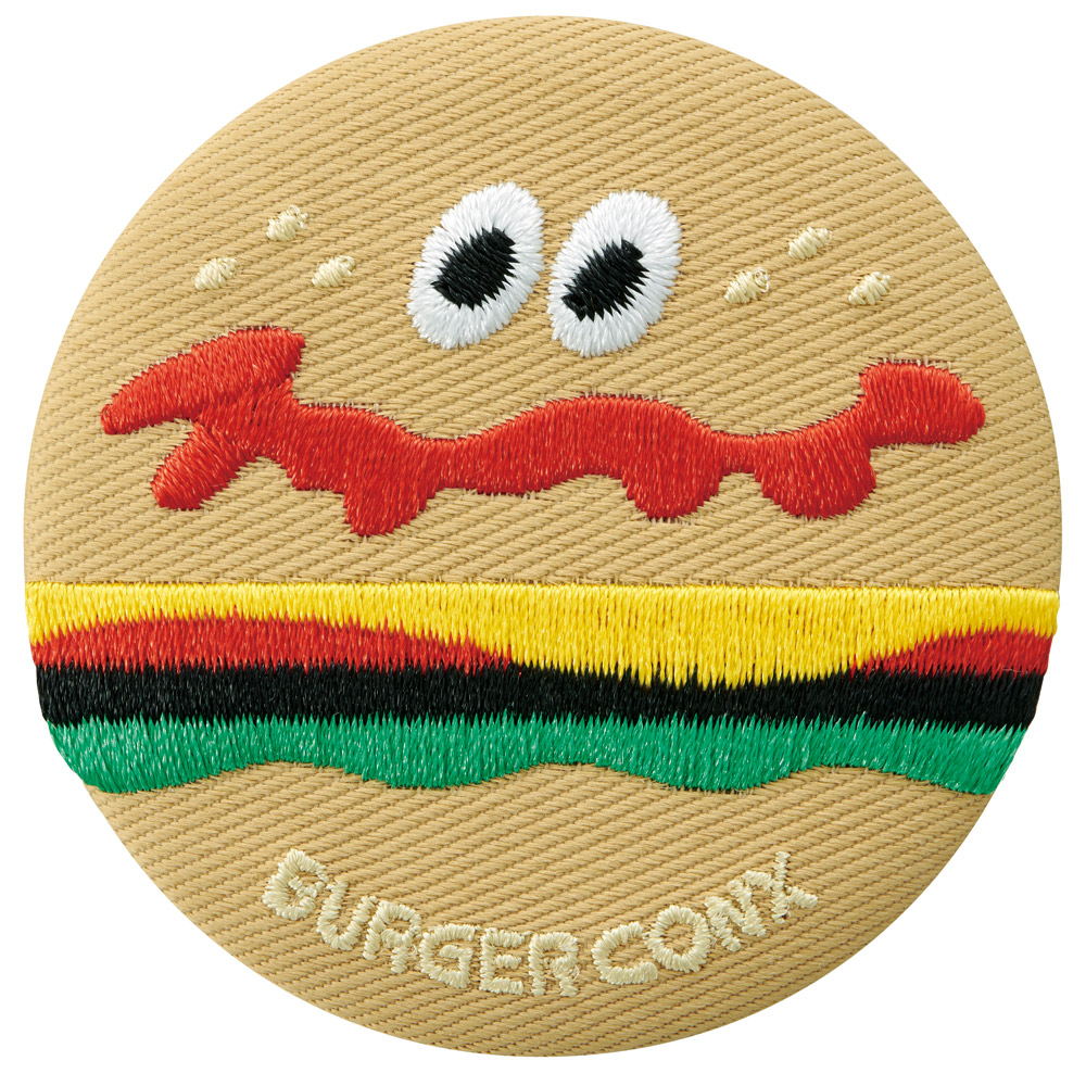 スケーター 刺繍缶バッジ 8個入り キャラクター 刺繍 缶バッジ 全8種類 カンバッジ ZSCB56 skater バーガーコンクス BURGER CONX 男の子 女の子【おしゃれ かわいい キッズ 子供 目印 ポイント】