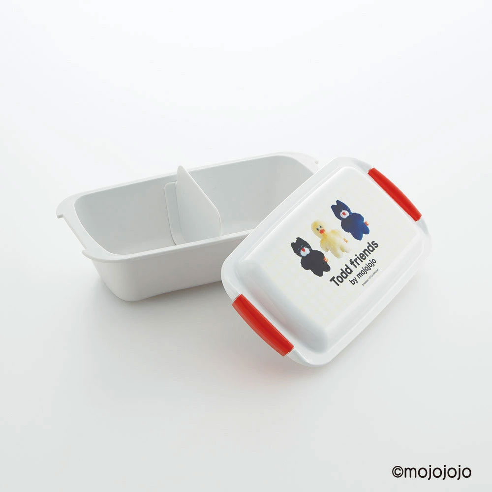スケーター 洗いやすい弁当箱 パッキン溝の幅が広い ふわっと お弁当箱 530ml 1段 弁当 skater PTLB6B mojojojo モジョジョジョ グッズ【子供 大人 バイオマス ランチボックス レンジ 食洗機 対応】